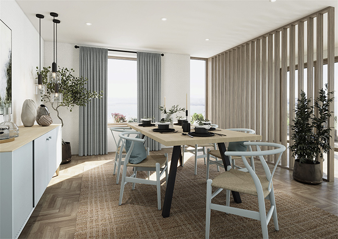 Soft Chevron, Soft Black - Made to Measure Curtains - Image 7